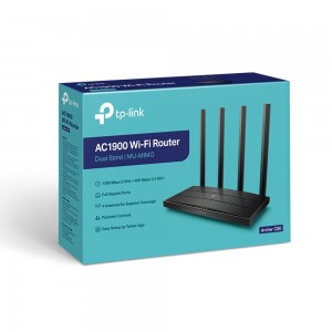 ROUTER wireless dual band 1900Mbps TP-LINK Archer C80 , AC1900 , MU-MIMO, 4 porturi Gigabit, 4antene
